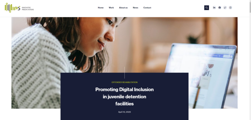 Promoting Digital Inclusion in juvenile detention facilities